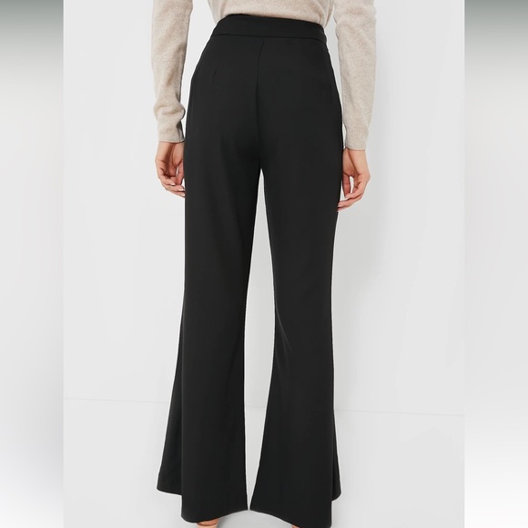 Black Wide Leg Paige Pants - Picture 4 of 7